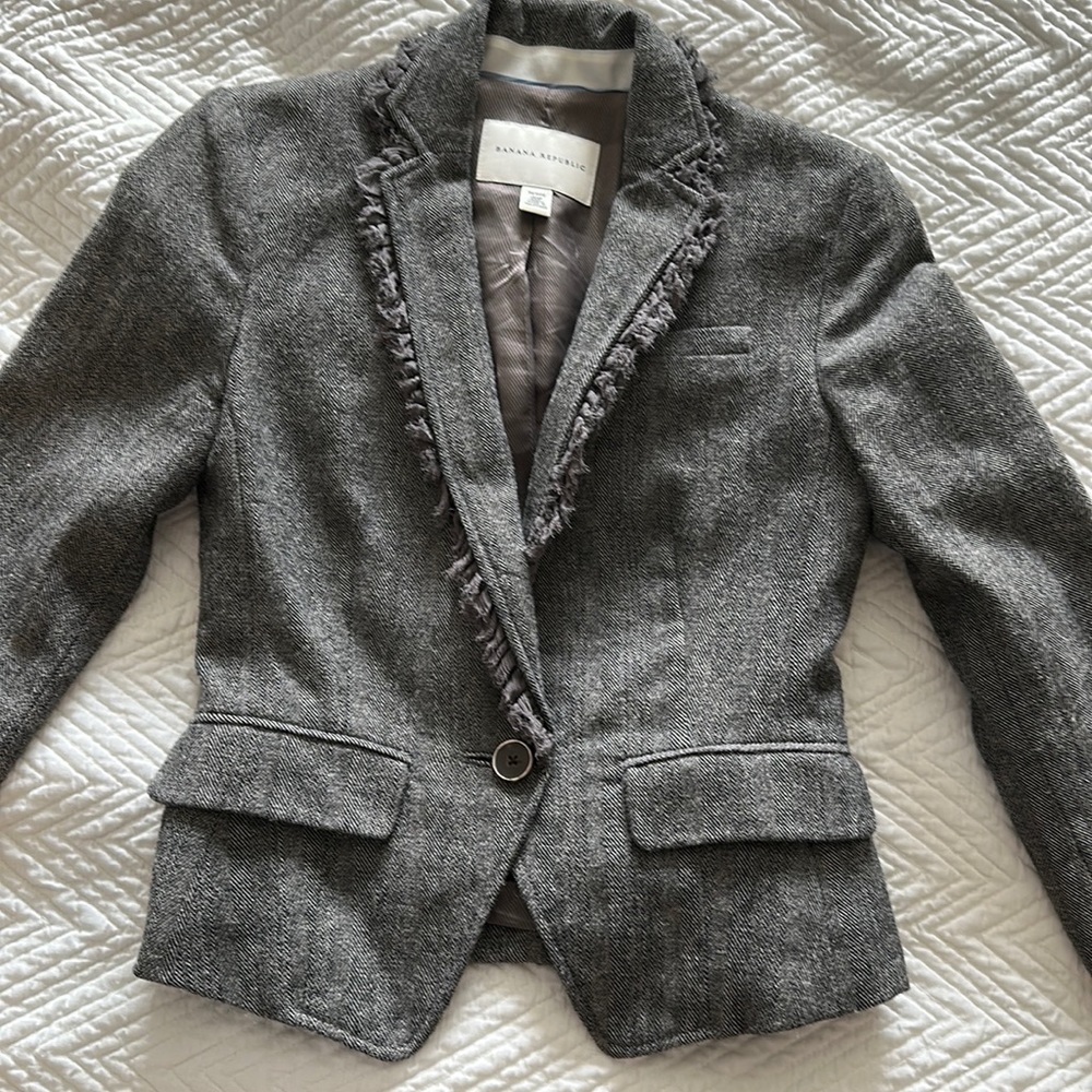 Banana republic cropped suit jacket - 00P